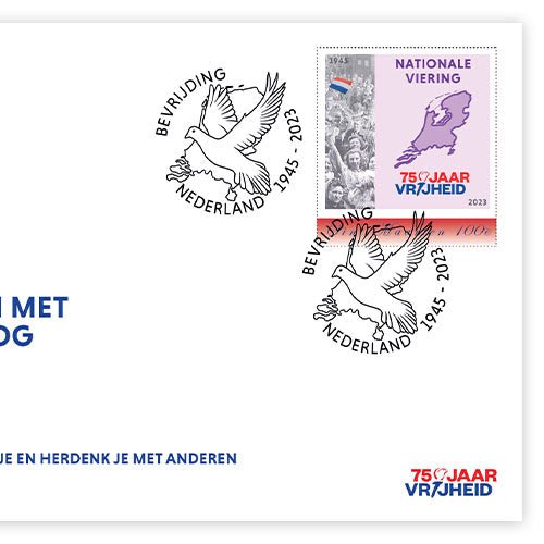 De Officiële "VRIJHEID" Eerste-Dag-Envelop 2023 - Edel Collecties