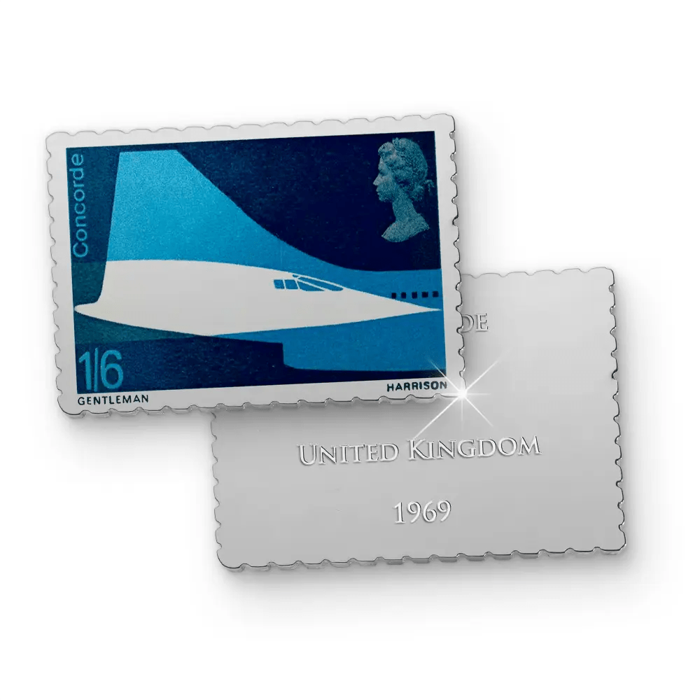 De Verzilverde "20 Years On: Concorde’s Final Flight" Postzegel Prestige Collectie van Engeland - Edel Collecties