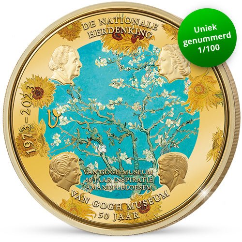 De Zeldzame Goud Vergulde Koninkrijks Ponder Van Gogh Museum 50 Jaar Inspiratie: Van Gogh’s Amandelbloesem - Edel Collecties