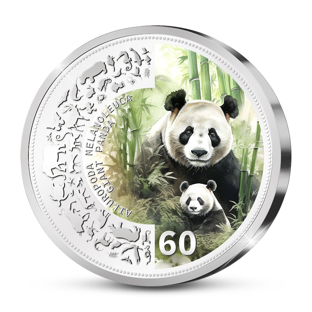Gratis Kennismaken: De Officiële “Panda-Mother with Child” Herdenkingsuitgifte van China - Edel Collecties