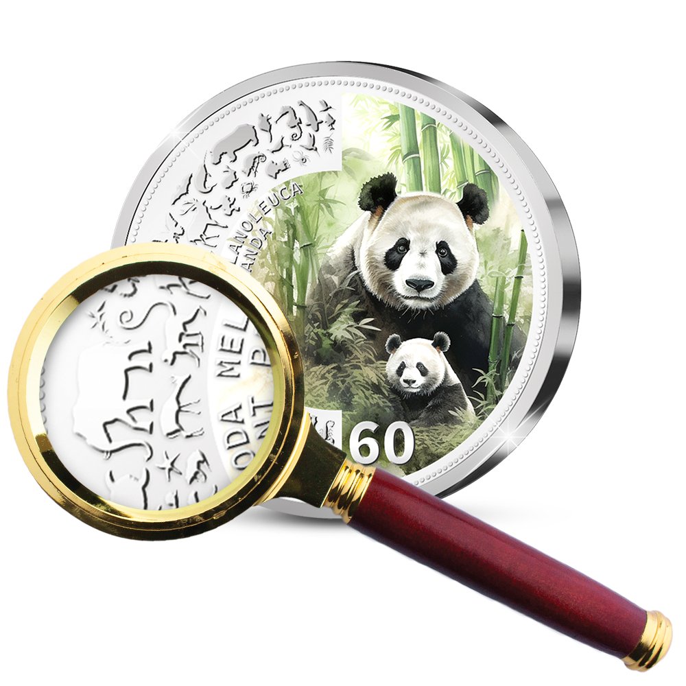 Gratis Kennismaken: De Officiële “Panda-Mother with Child” Herdenkingsuitgifte van China - Edel Collecties
