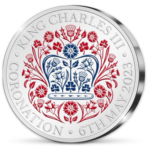 The Official “Emblem of the Coronation of His Majesty The King” Commemorative Two Coin set (2 voor de prijs van 1 !) - Edel Collecties