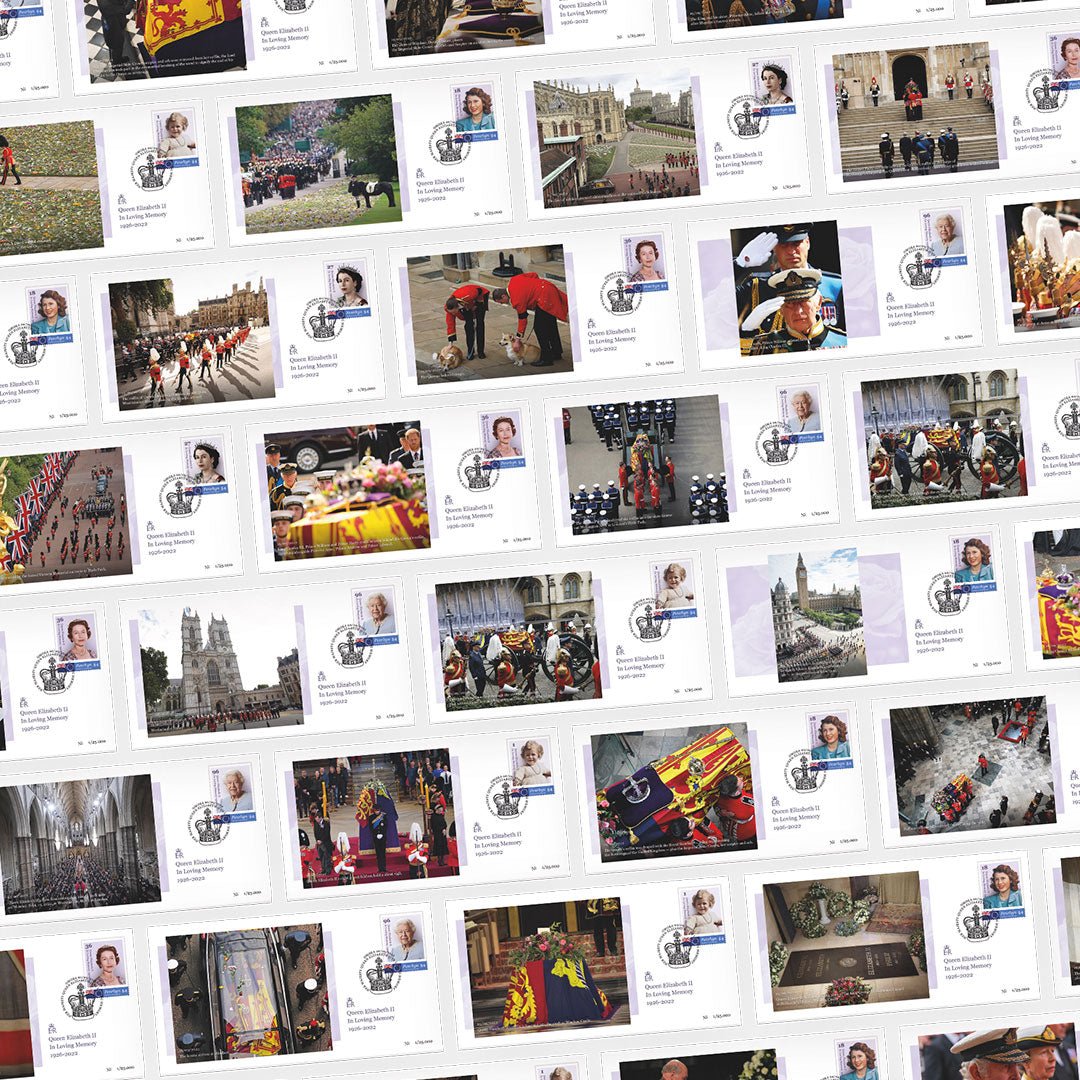 The Official “Queen Elizabeth II of England Day of Rembrance” Postage Stamp Collection - Edel Collecties