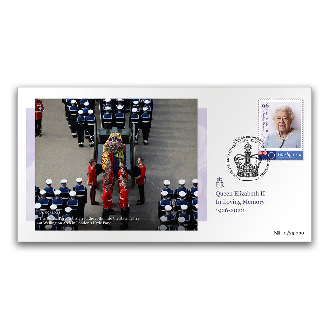 The Official “Queen Elizabeth II of England Day of Rembrance” Postage Stamp Collection - Edel Collecties
