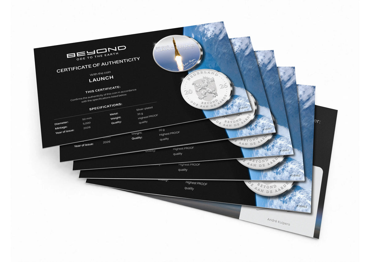 The complete Dutch coin collection BEYOND, Ode to the Earth
