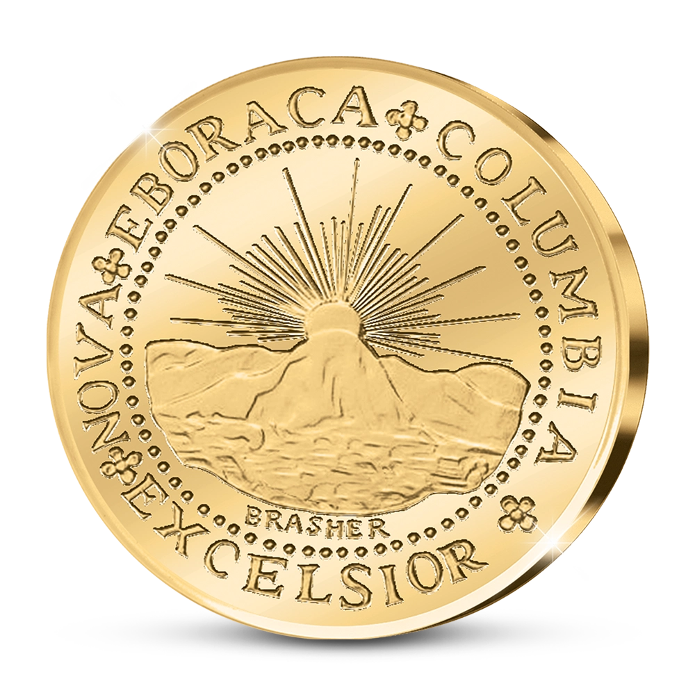 De Originele Herslag van de Amerikaanse: The Brasher-Doubloon, 1787 First US Gold Coin