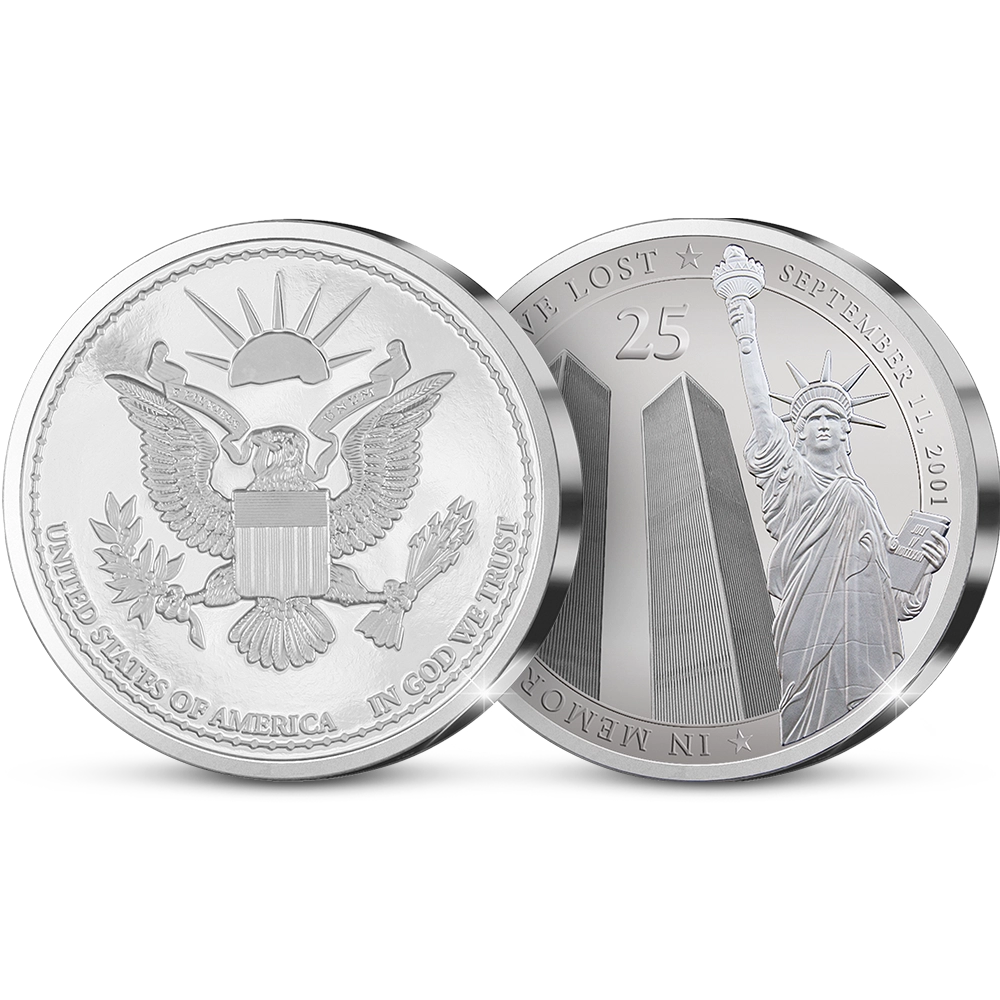 De officiële ‘9/11 25th Anniversary’ Herdenkingsuitgifte van Amerika