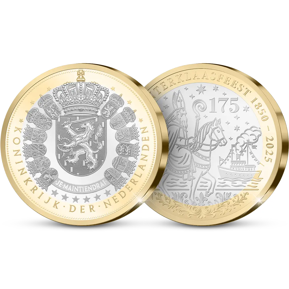 De eerste Nederlandse Herdenkingsuitgifte “175 Jaar Sinterklaas Feest”