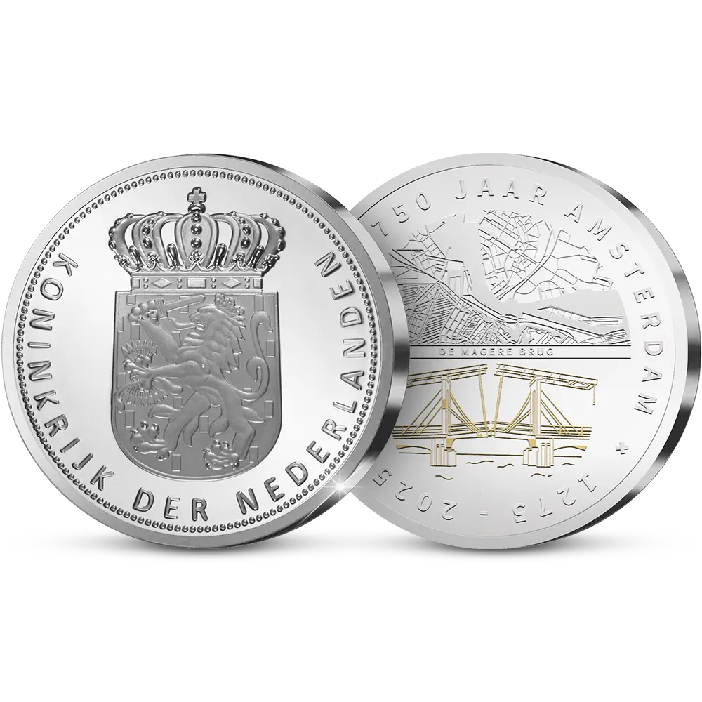 De eerste herdenkingsuitgifte “De Magere Brug”