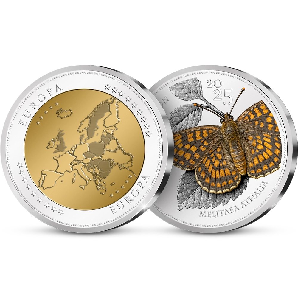 De Eerste Europa Herdenkingsuitgifte ‘De Bedreigde Vlinder’