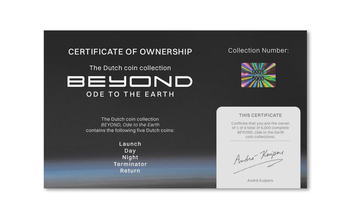 The complete Dutch coin collection BEYOND, Ode to the Earth