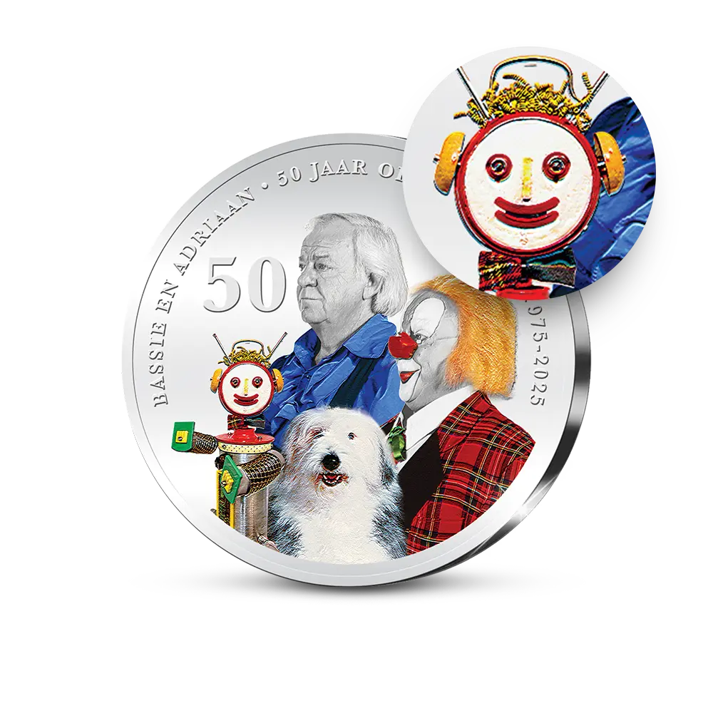 De officiële Herdenkingsuitgifte Bassie & Adriaan met Lara en Robin - uitgifte nummer 4