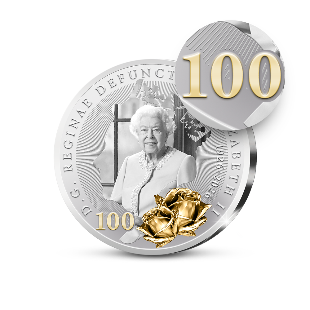 De Eerste Slag van de Engelse Herdenkingsuitgifte “Queen Elizabeth II: A Century of Majesty”