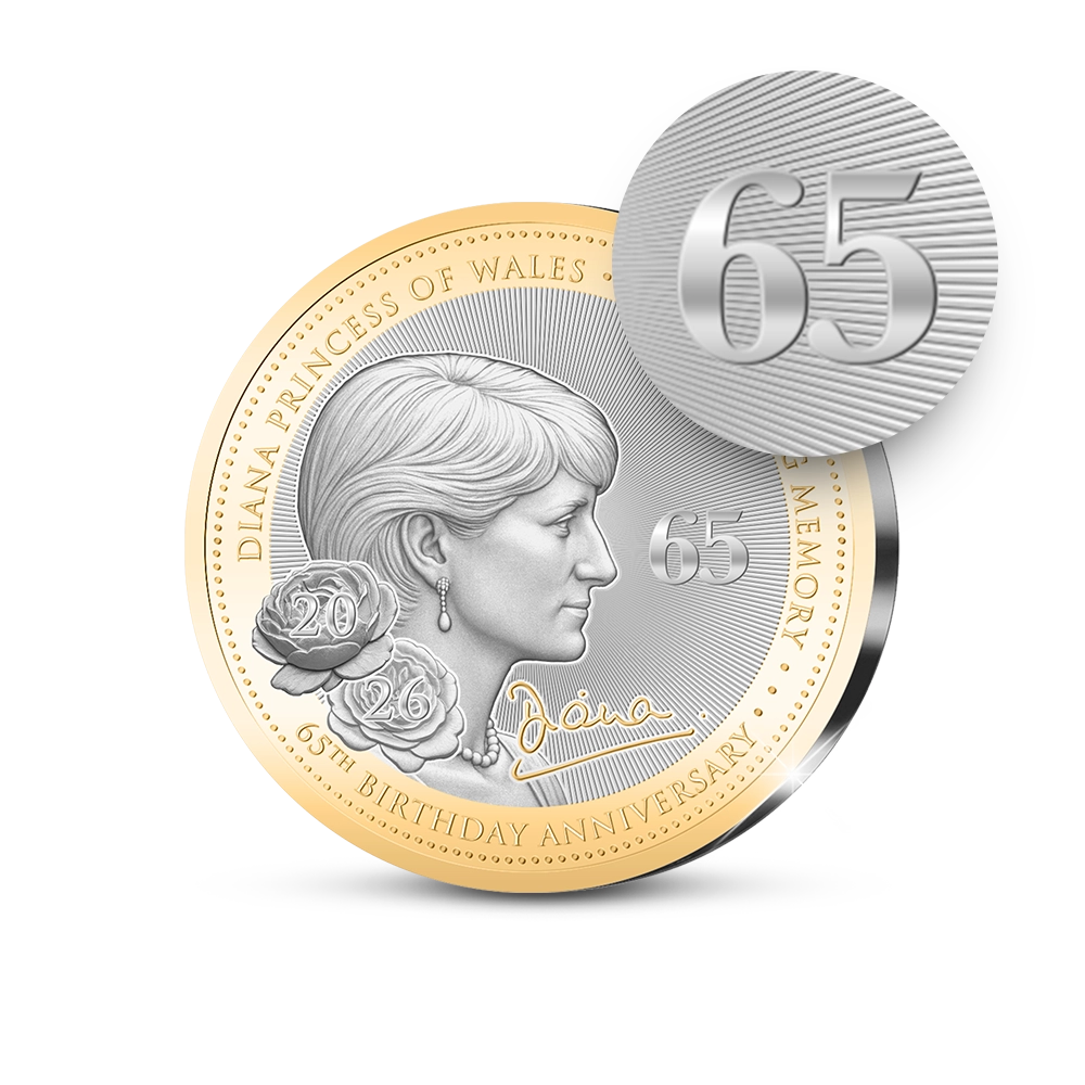 De Eerste Slag van de Engelse Herdenkingsuitgifte “Diana, Princess of Wales * 65th Birthday Anniversary * 1961-2026”