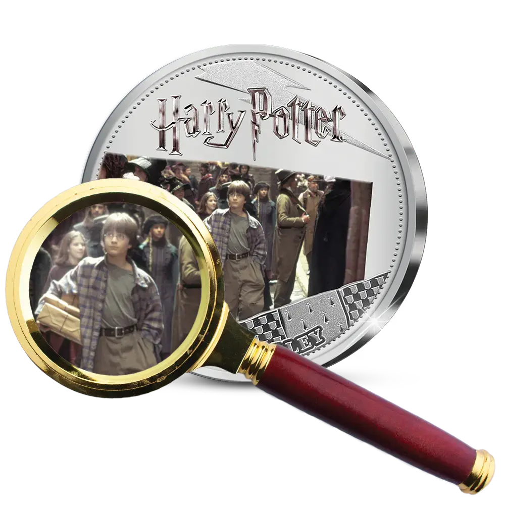 DE OFFICIËLE HARRY POTTER HERDENKINGSMUNT "25 Years of Movie Magic”