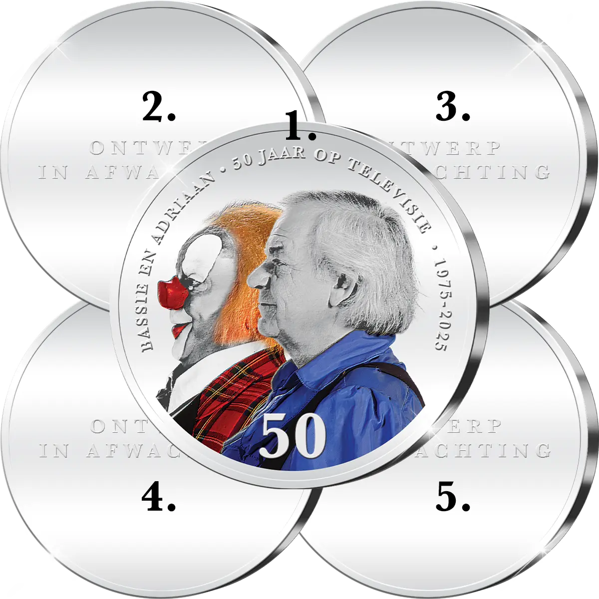 Schrijf u in voor de complete collectie én de gratis cadeaus: ‘Bassie & Adriaan 50 Jaar op Televisie’