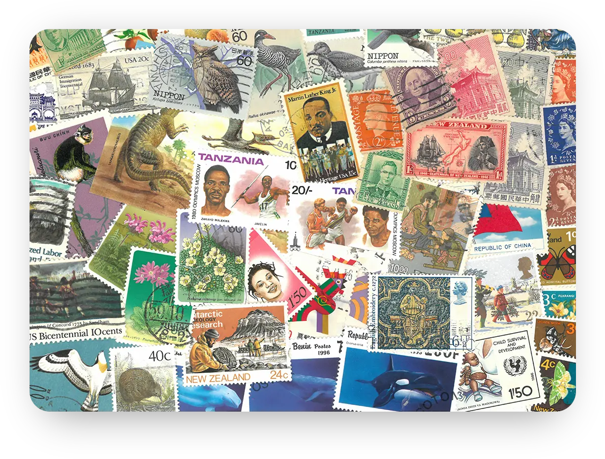 De Postzegel Schatgraverspartij ‘5 Continenten’