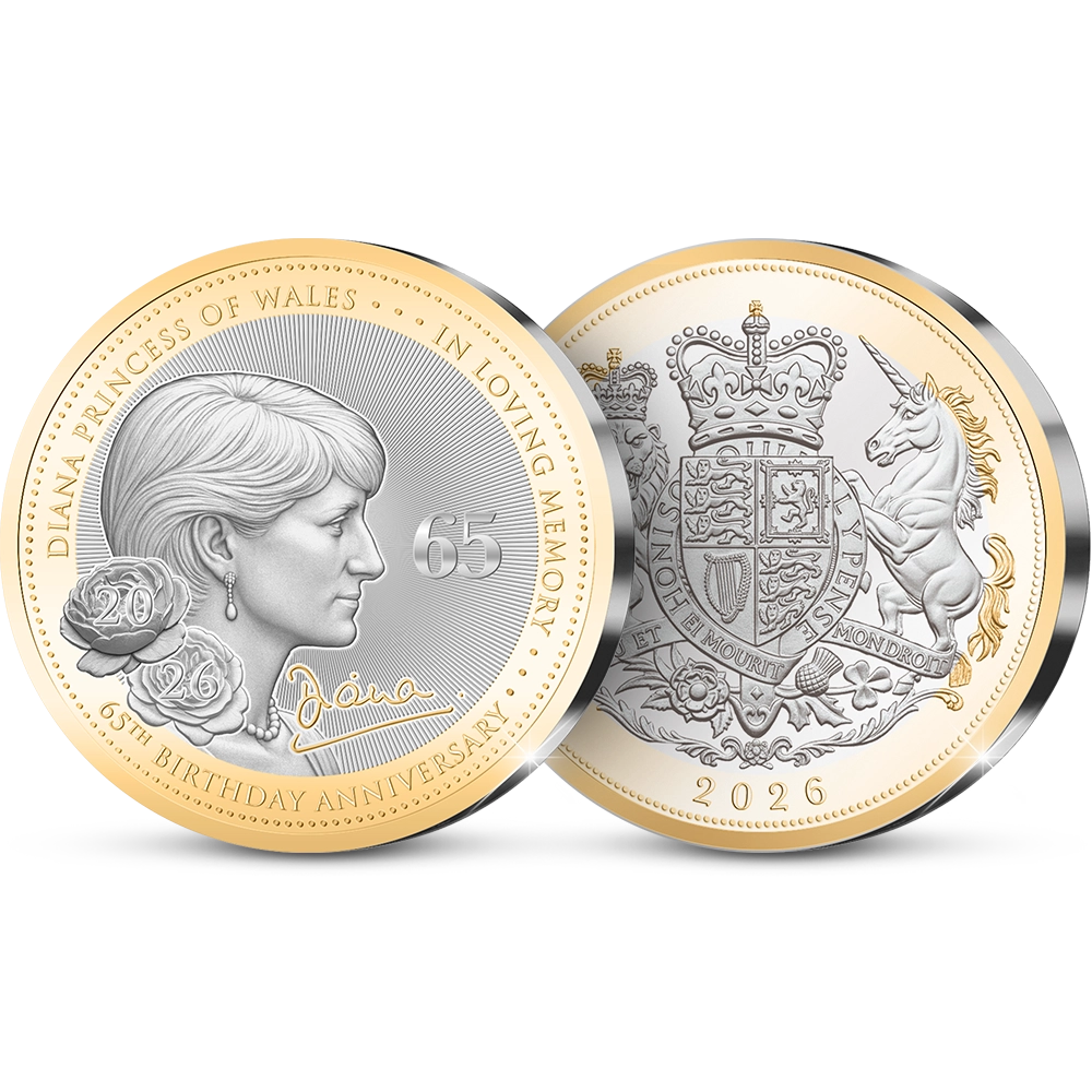 De Eerste Slag van de Engelse Herdenkingsuitgifte “Diana, Princess of Wales * 65th Birthday Anniversary * 1961-2026”
