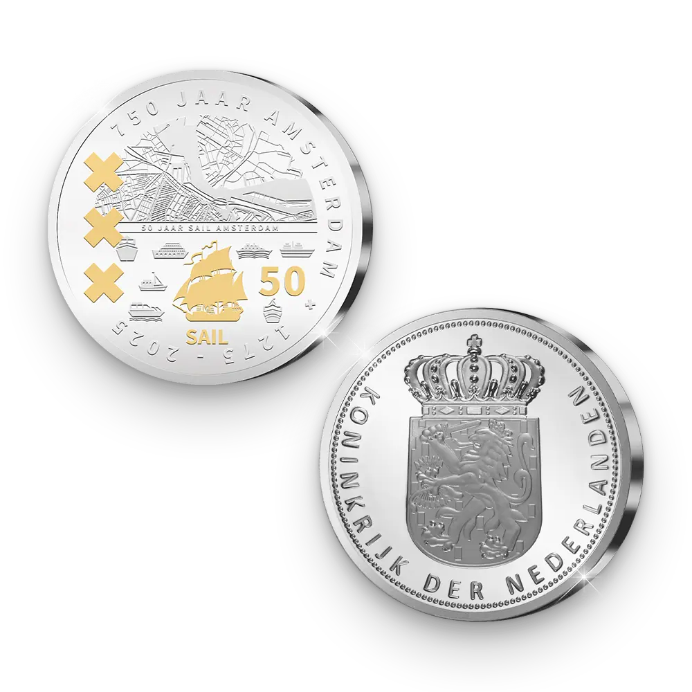 De eerste herdenkingsuitgifte “Sail Amsterdam”