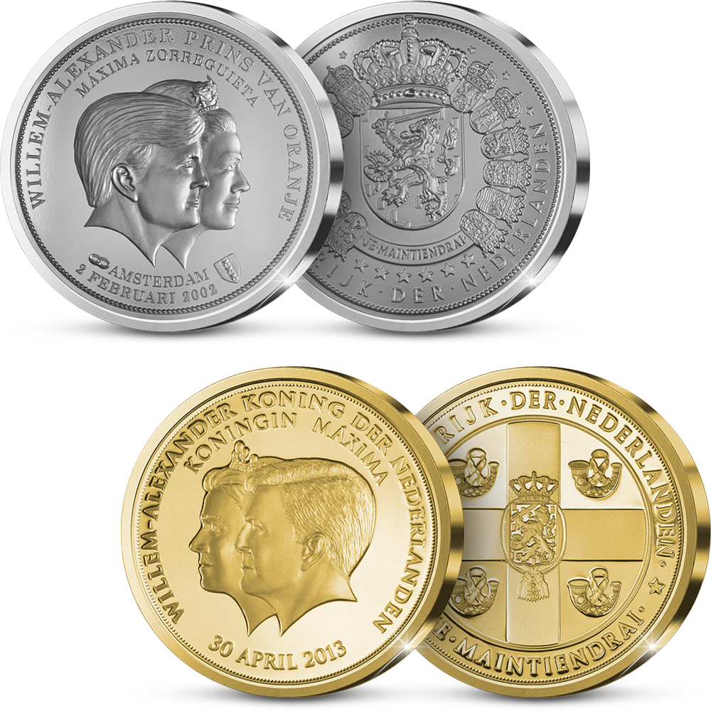 De Koninklijk Dubbelportret Prestige Set Ons Vorstenpaar