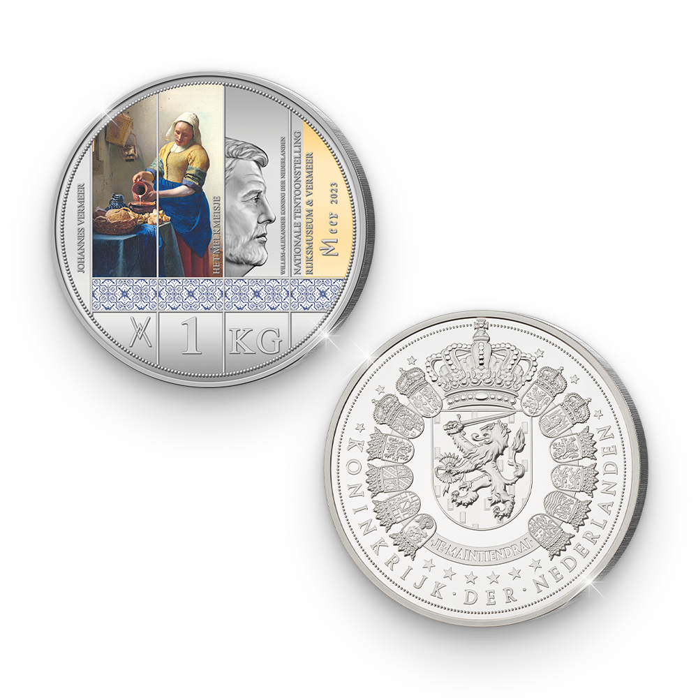 De 350 jaar Johannes Vermeer 1 Kilo Herdenkingsuitgifte ‘Het Melkmeisje’