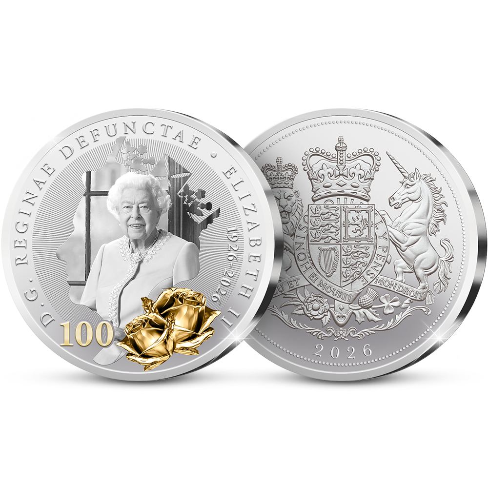 De Eerste Slag van de Engelse Herdenkingsuitgifte “Queen Elizabeth II: A Century of Majesty”