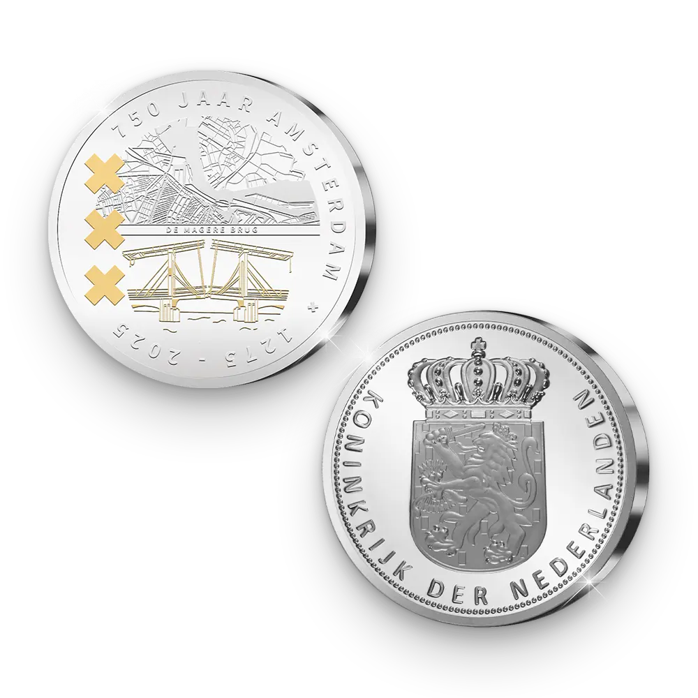 De eerste herdenkingsuitgifte “De Magere Brug”