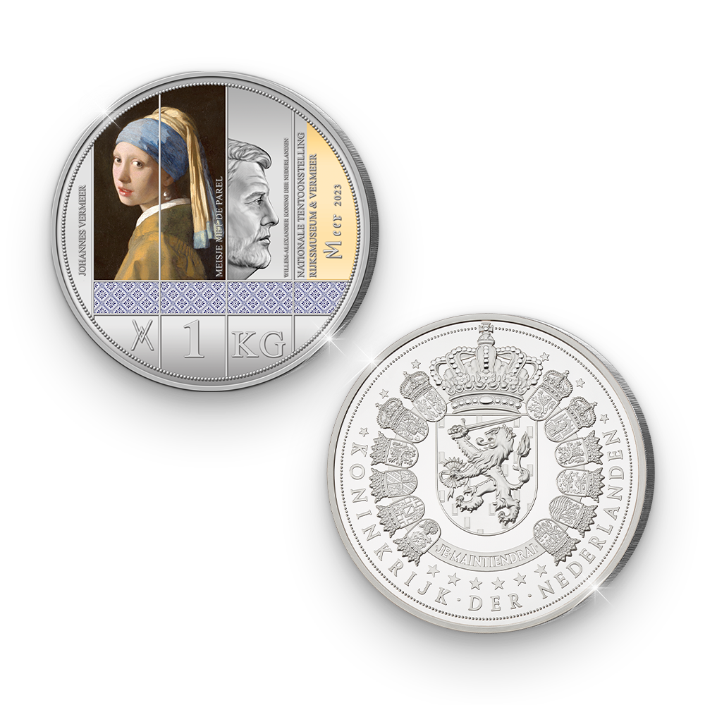 Die 350 Jahre Johannes Vermeer 1 Kilo Gedenkausgabe „Das Mädchen mit dem Perlenohrring“