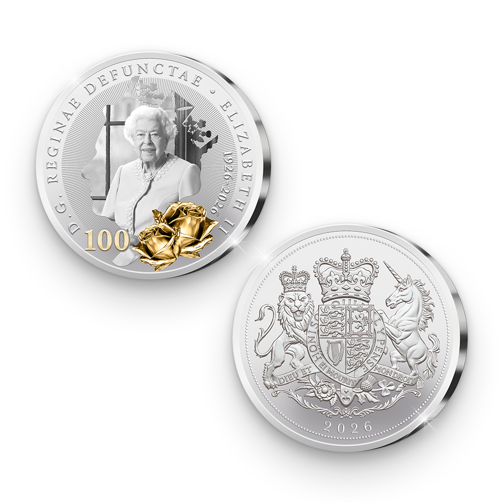 De Eerste Slag van de Engelse Herdenkingsuitgifte “Queen Elizabeth II: A Century of Majesty”