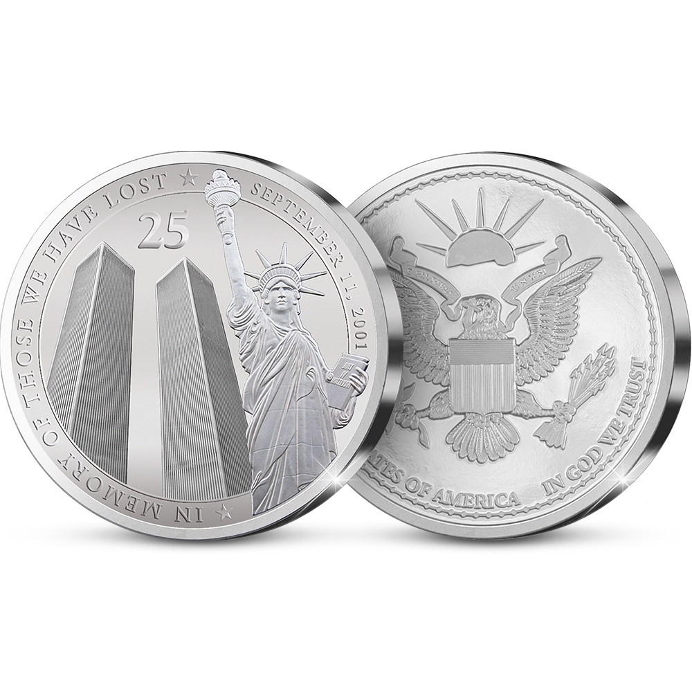 De officiële ‘9/11 25th Anniversary’ Herdenkingsuitgifte van Amerika