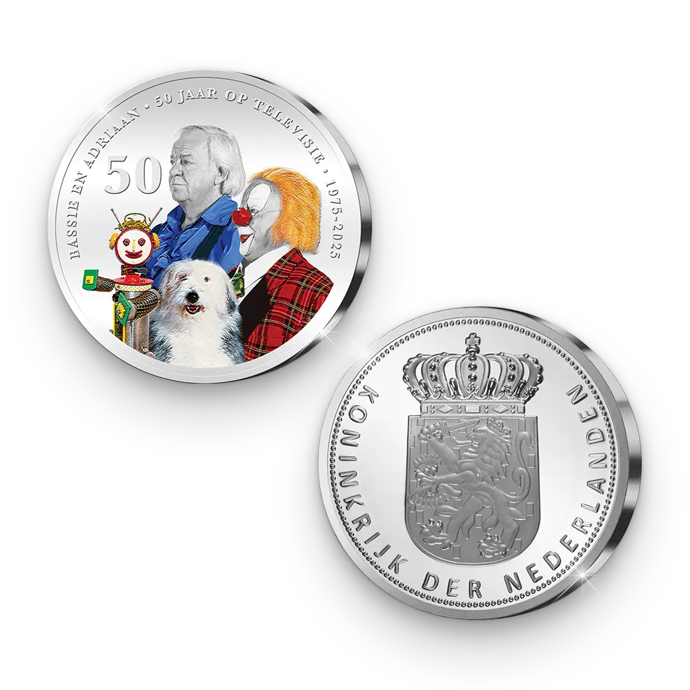 De officiële Herdenkingsuitgifte Bassie & Adriaan met Lara en Robin - uitgifte nummer 4