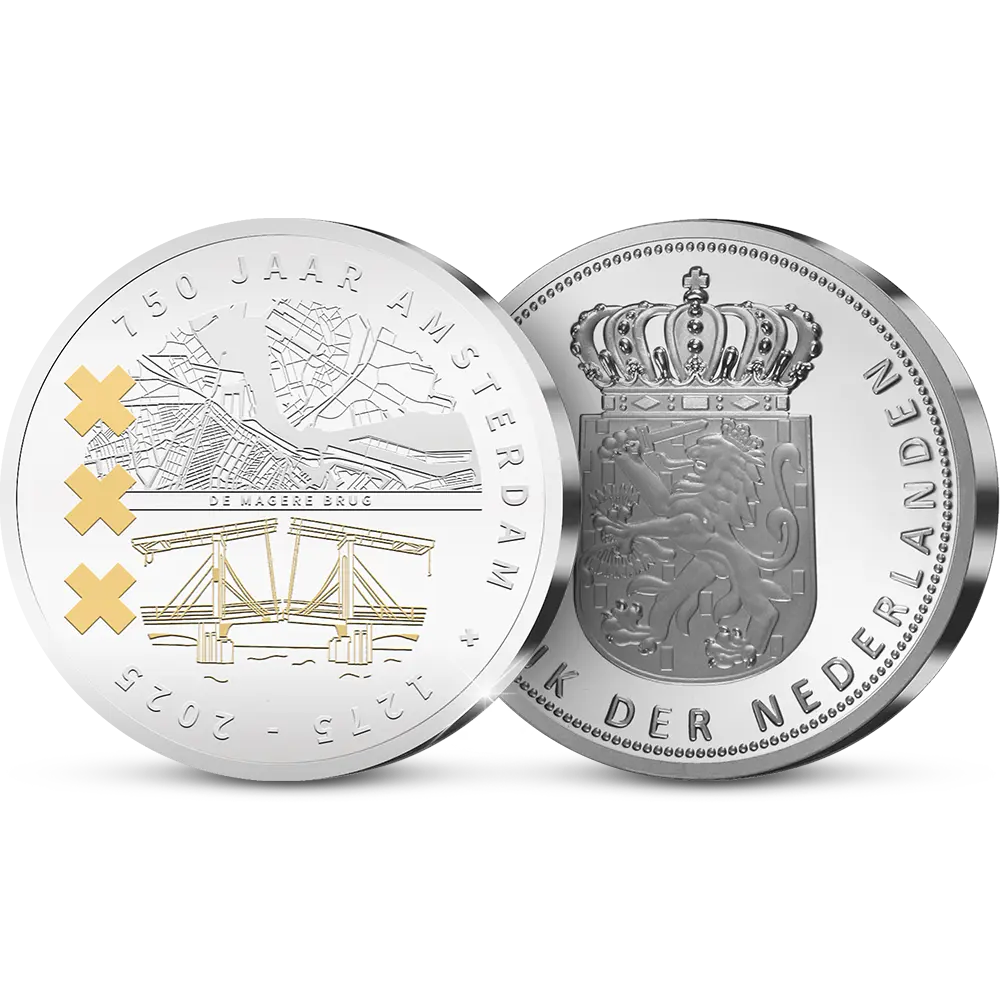 De eerste herdenkingsuitgifte “De Magere Brug”
