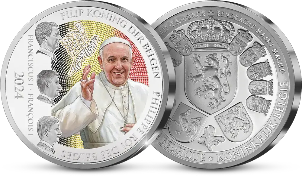 De Belgische Herdenkingsuitgifte ‘Paus Franciscus in België’