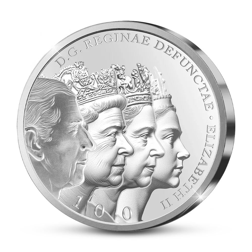 De Eerste Slag van de Engelse Herdenkingsuitgifte ‘Queen Elizabeth II: A Century of Majesty’