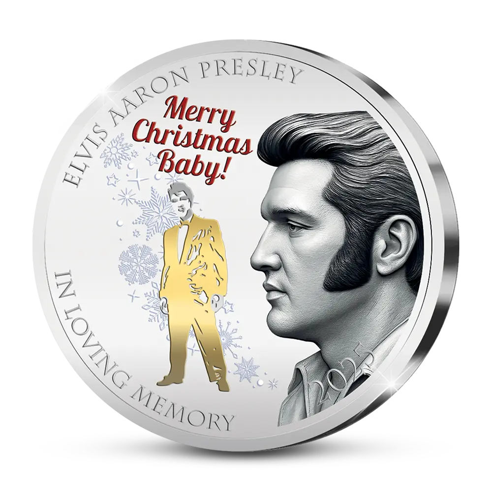 De Eerste Slag van de Amerikaanse Herdenkingsuitgifte “Elvis Presley, the Christmas Tribute 2025”