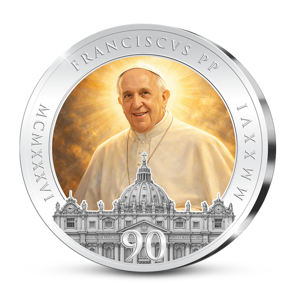 De Vaticaan Herdenkingsuitgifte "Pope Francis 90: A Life in Service"