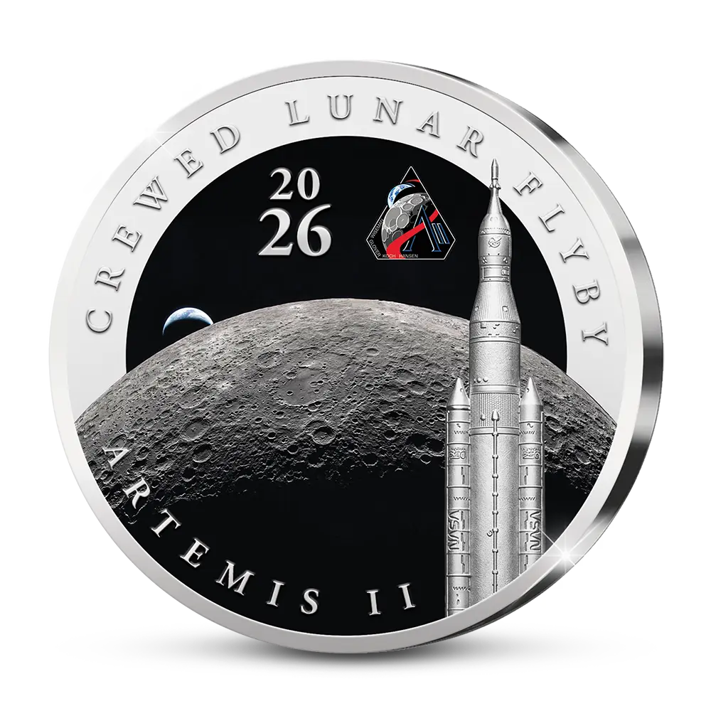 De USA Herdenkingsuitgifte 2026 ‘Artemis II: A Journey Beyond Earth to the Moon’
