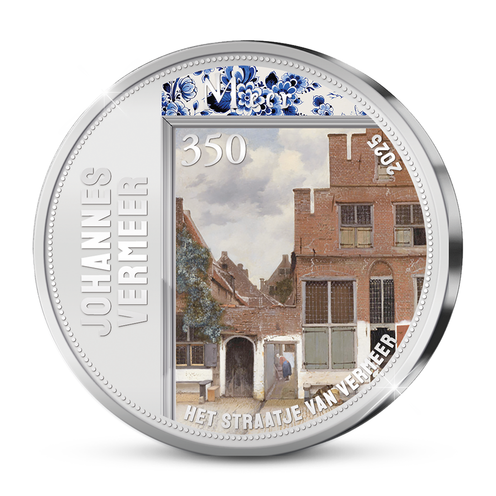 De 350 jaar Johannes Vermeer Herdenkingsuitgifte van Nederland ‘Het Straatje van Vermeer’