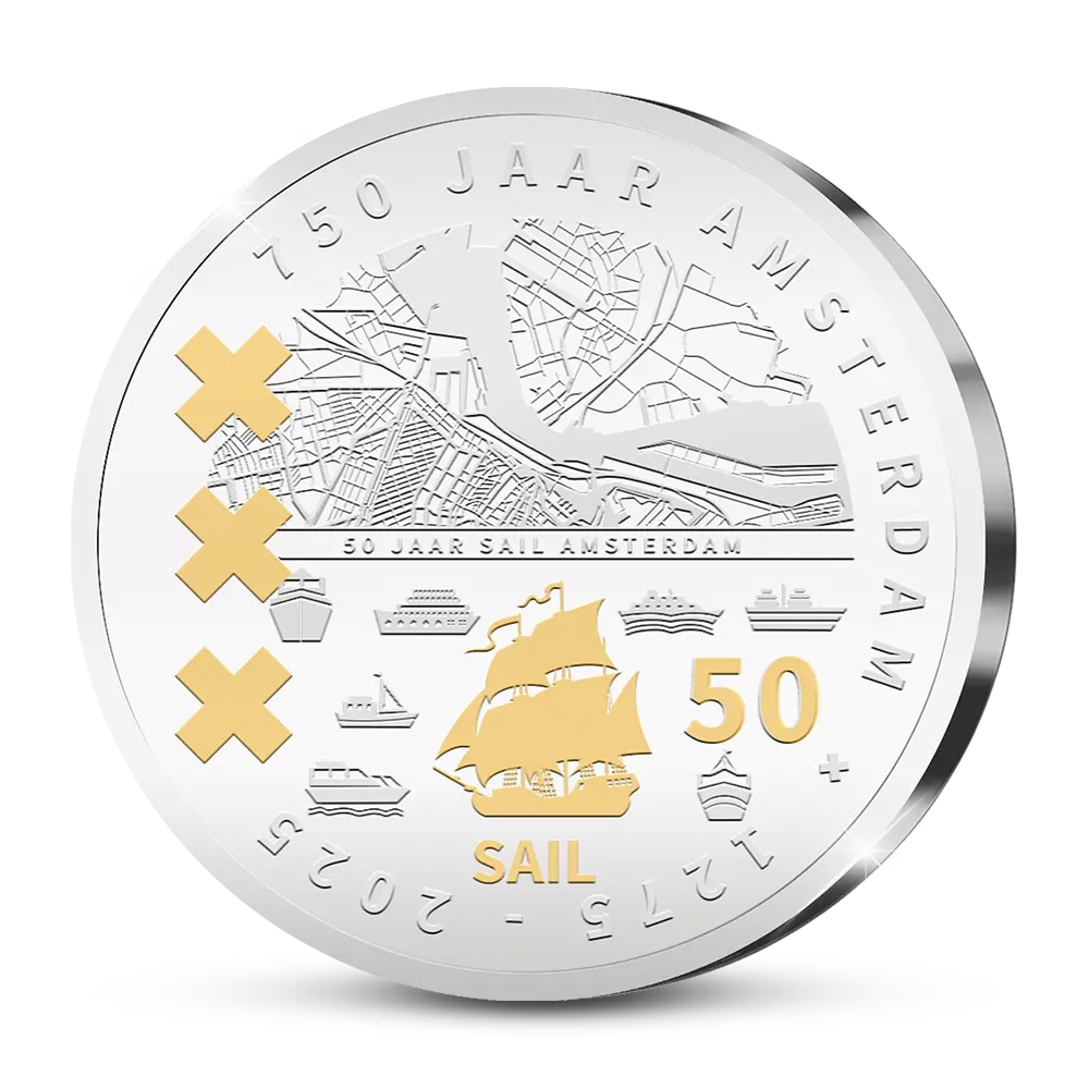 De eerste herdenkingsuitgifte “Sail Amsterdam”