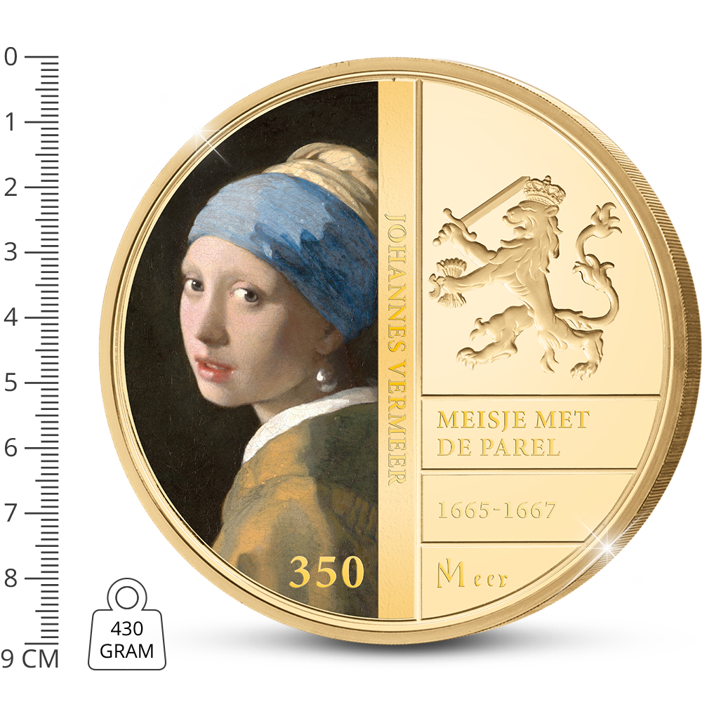 Das 350-jährige Johannes Vermeer Hollandsche Ponder 'Mädchen mit dem Perlenohrring'