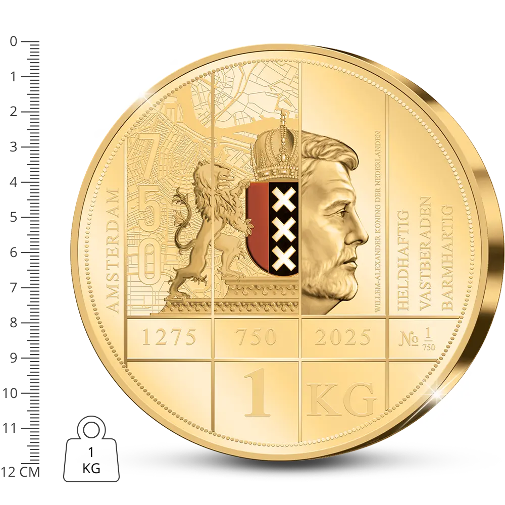1 Kilo Herdenkingsuitgifte Amsterdam 750 Jaar