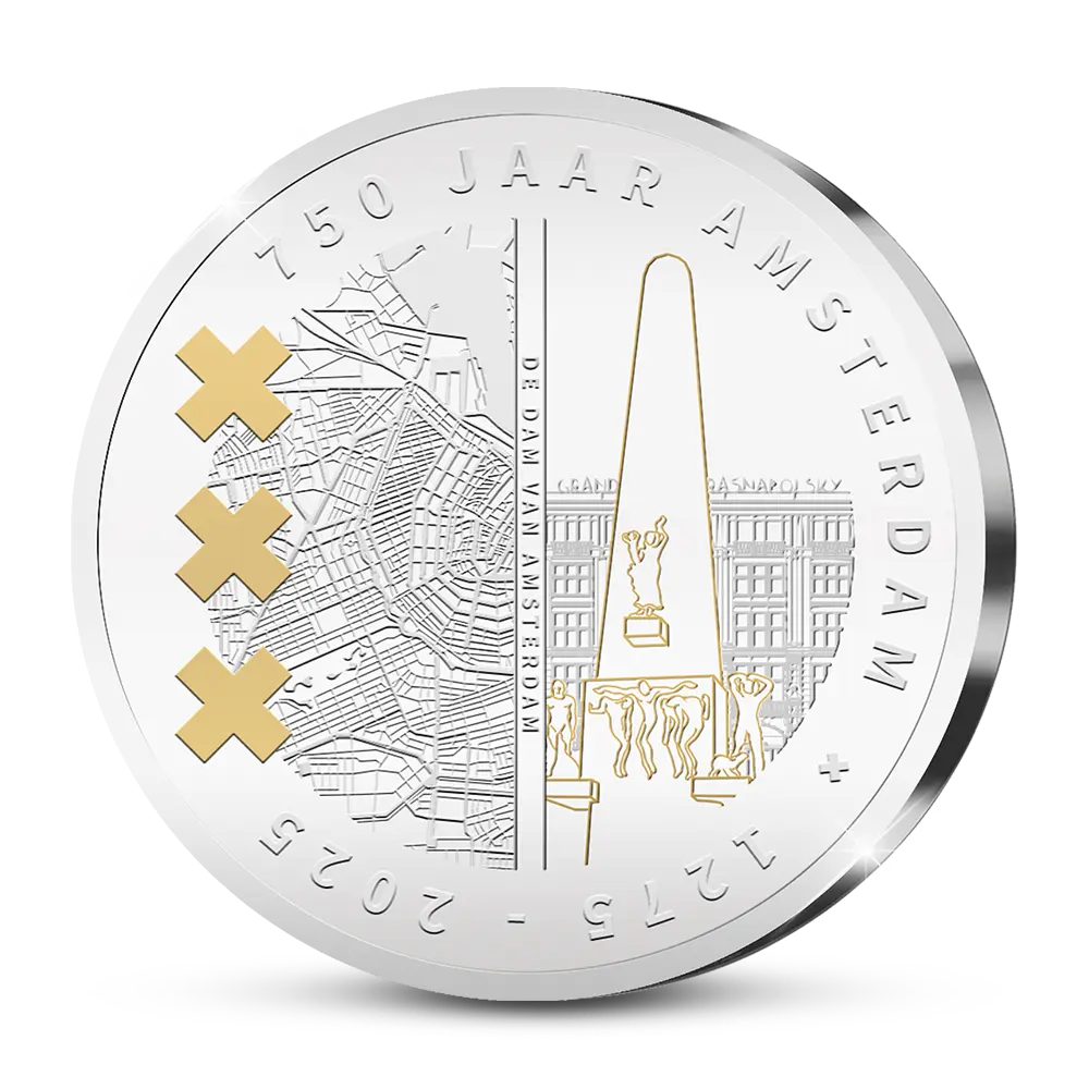 De eerste herdenkingsuitgifte “De Dam van Amsterdam”