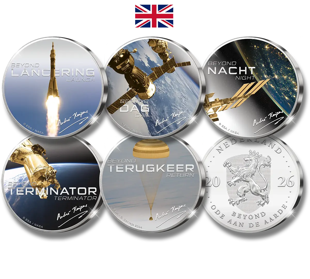 The complete Dutch coin collection BEYOND, Ode to the Earth