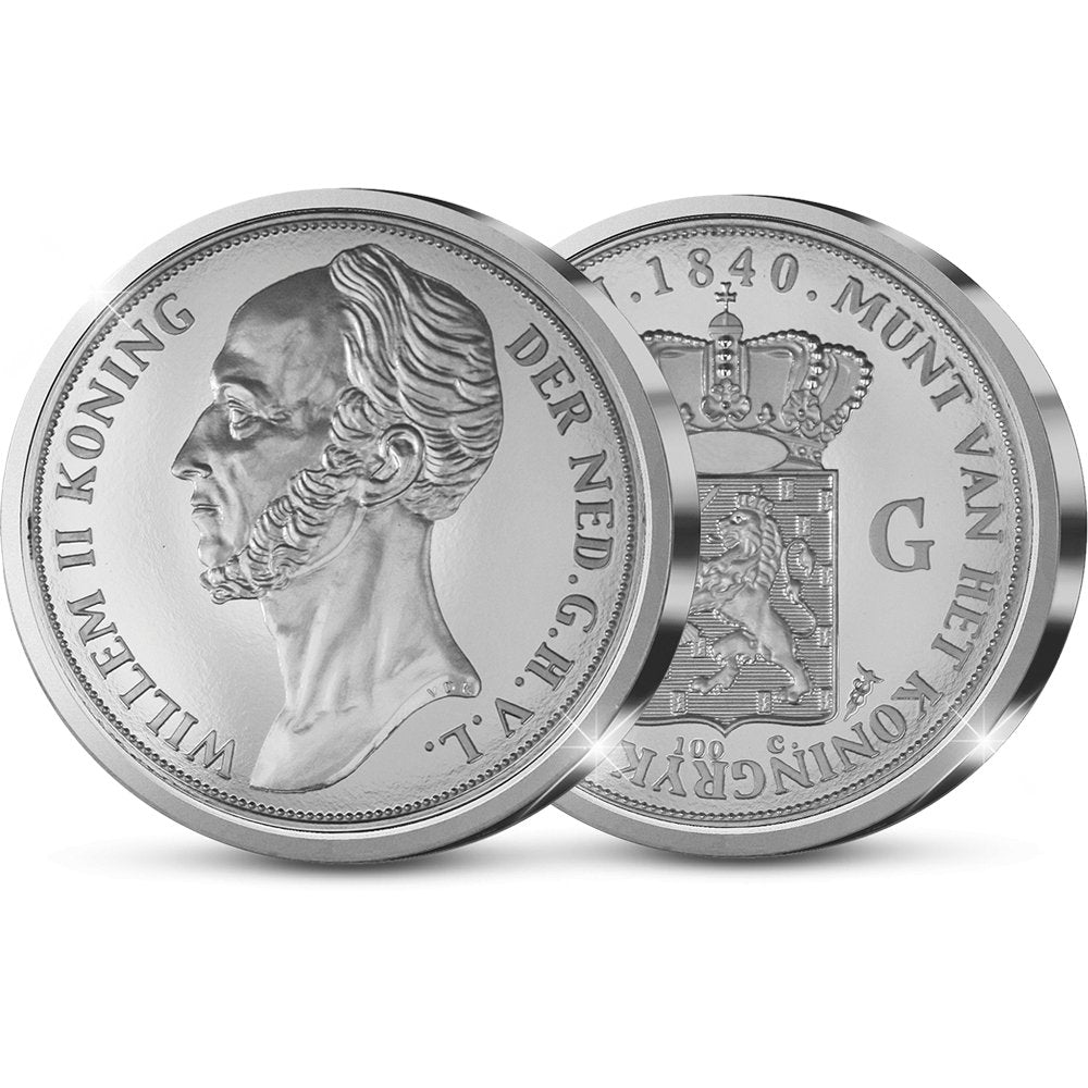 De eerste herslag van de duurste munt van Nederland: De 1 Gulden Willem II 1840 - Edel Collecties