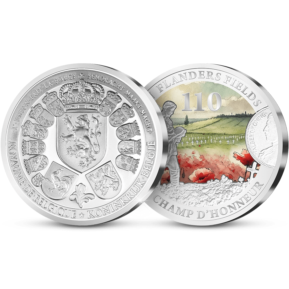 De Eerste Slag van de Belgische Herdenkingsuitgifte “In Vlaanderens Velden 110 jaar” - Edel Collecties