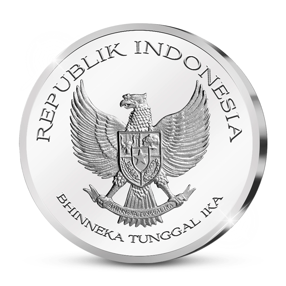 De Gratis verzilverde “Tijger met kind” Herdenkingsuitgifte van Indonesië - Edel Collecties