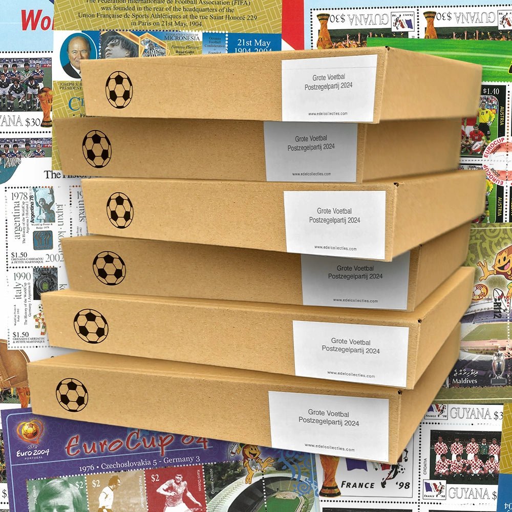 De Grote Voetbal Postzegelpartij 2024 - Edel Collecties