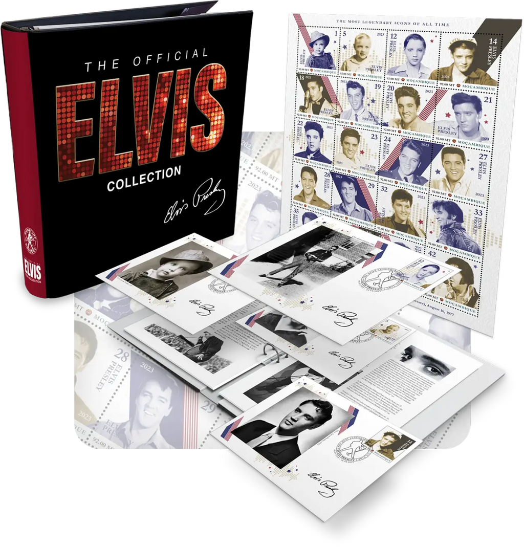 De Internationale Postzegelcollectie 'Elvis 90th Birthday Anniversary'
