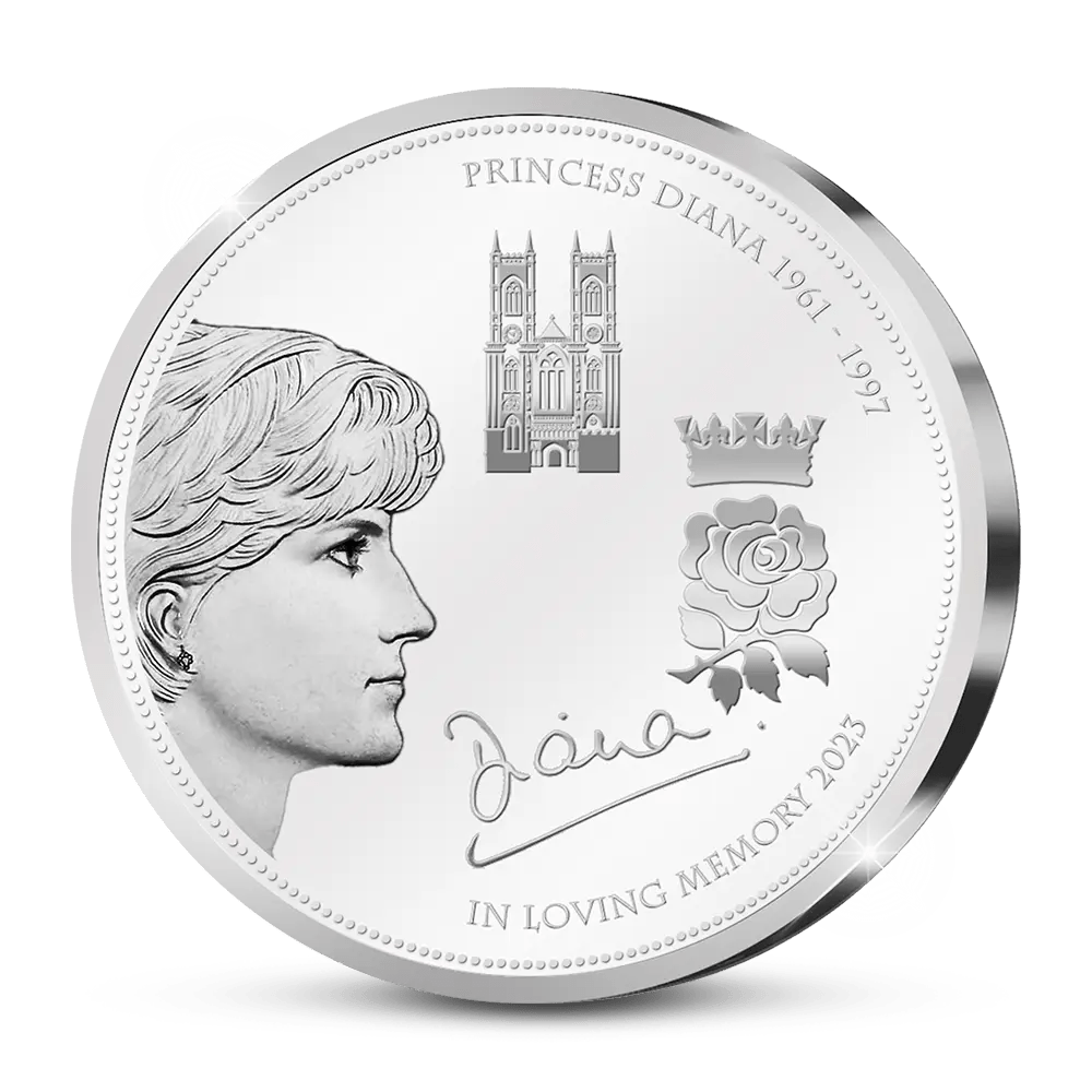 De verzilverde “Diana, Princess of Wales” Herdenkingsuitgifte van Engeland - Edel Collecties