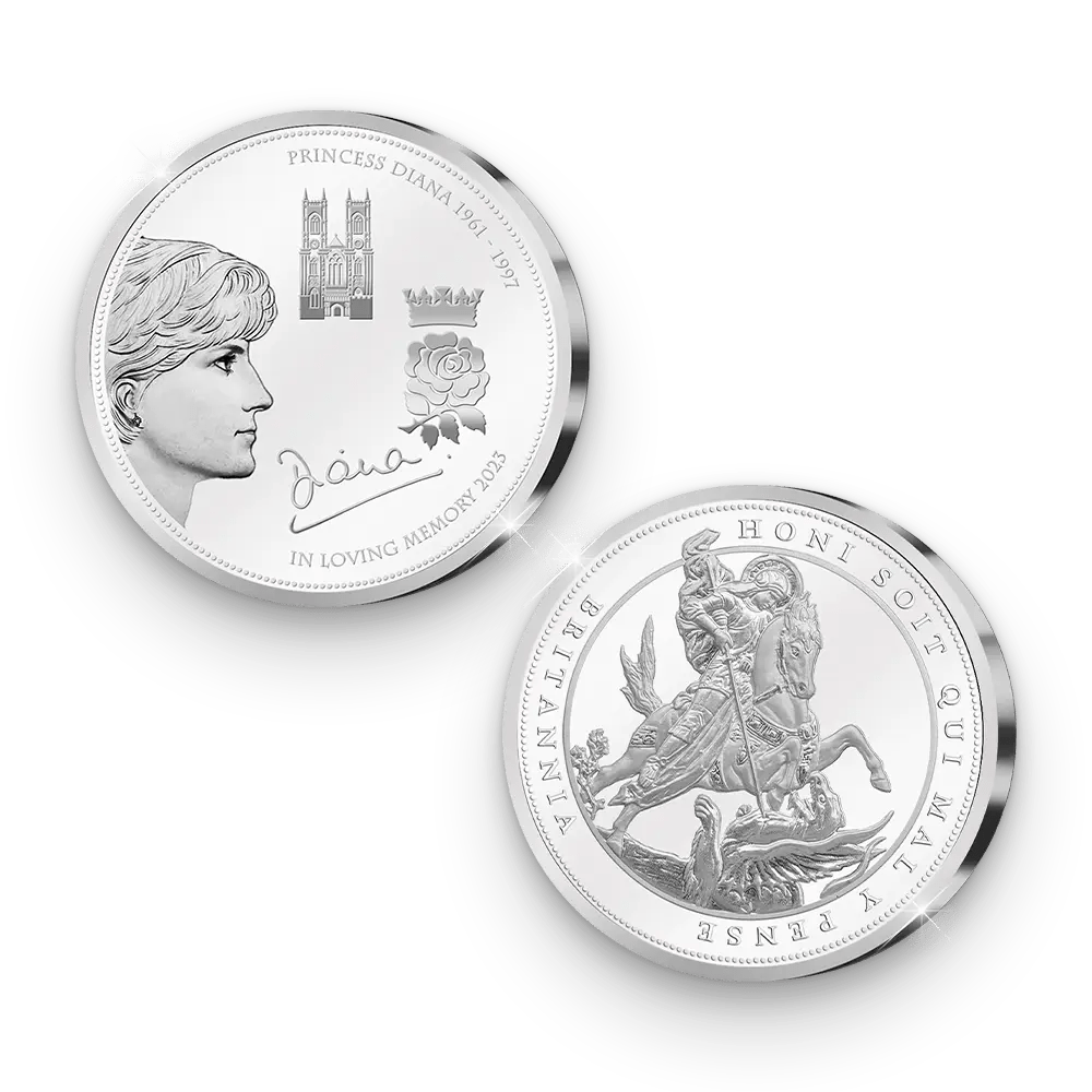 De verzilverde “Diana, Princess of Wales” Herdenkingsuitgifte van Engeland - Edel Collecties